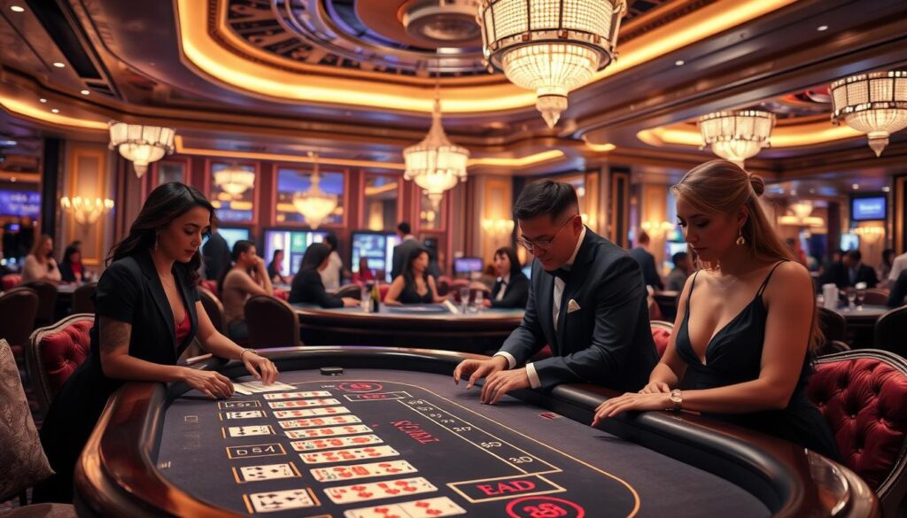 Live baccarat